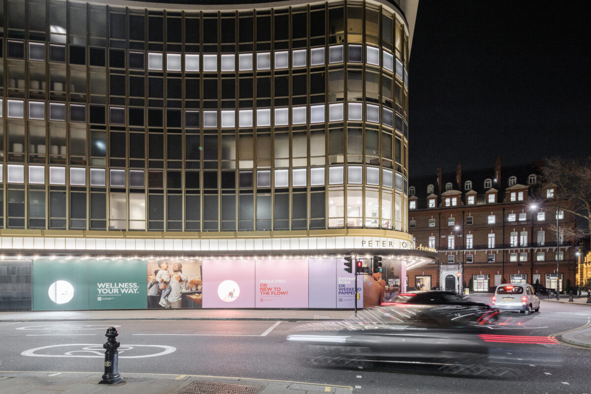 Peter Jones Historical Media Facade